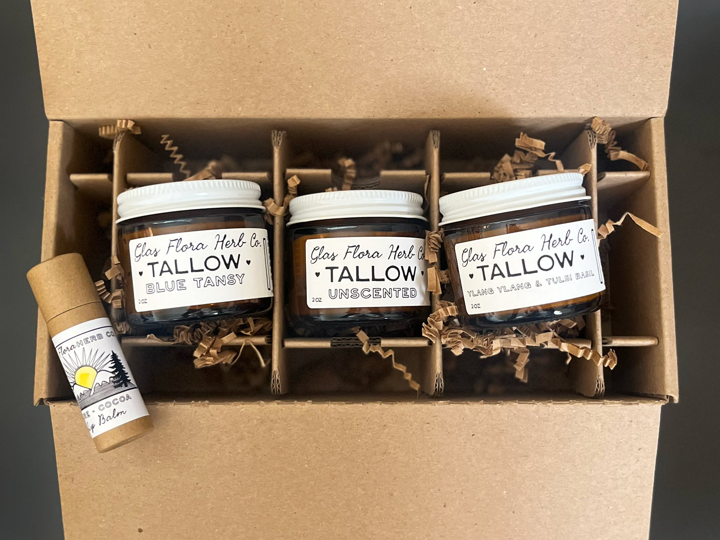 Tallow and Lip Balm Gift Set